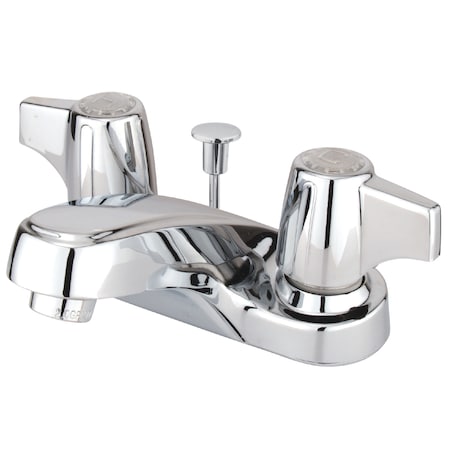 Kingston Brass 4" Centerset Bathroom Faucet, Polished Chrome KB160